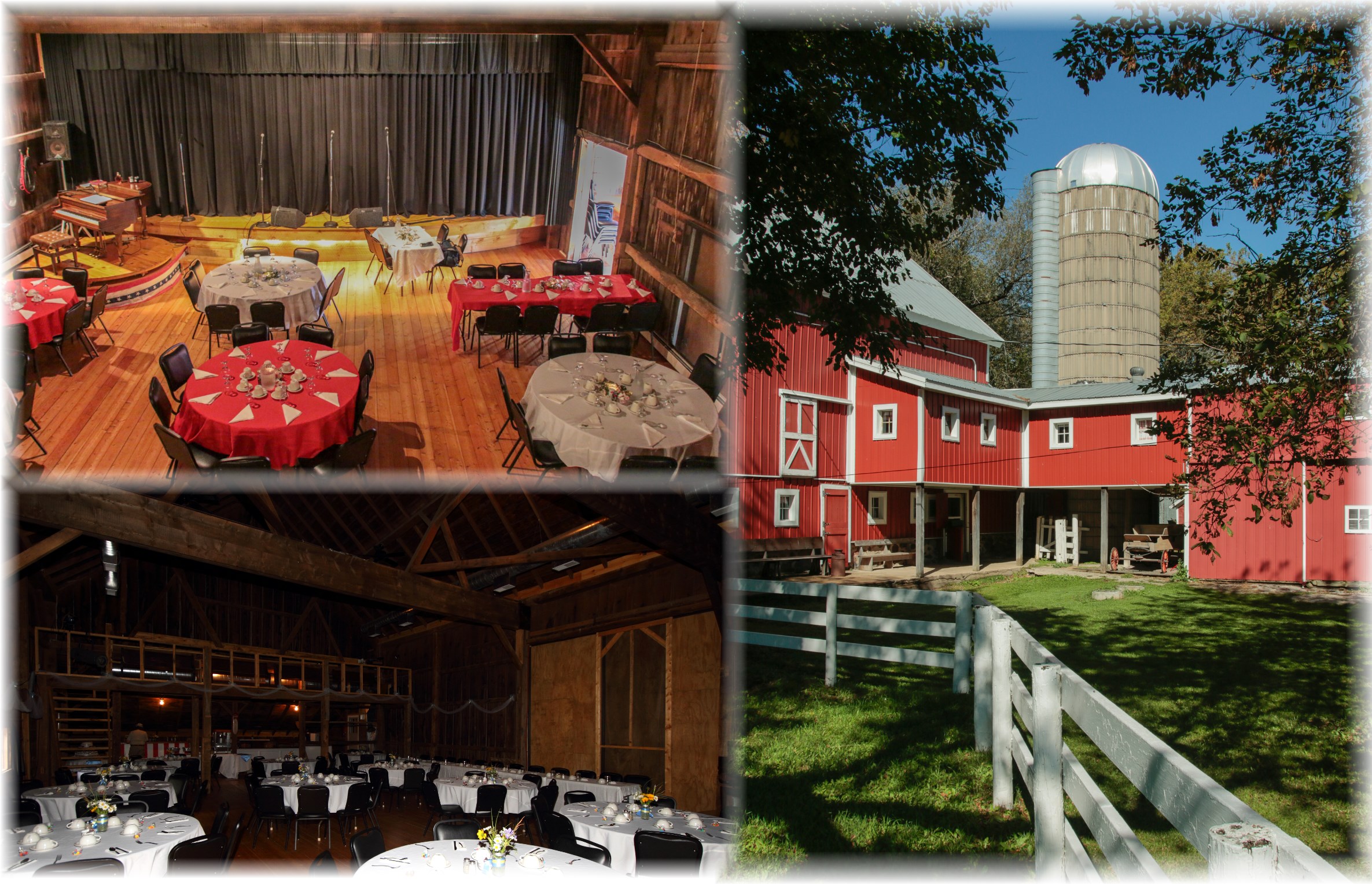 historic barn theatre inside